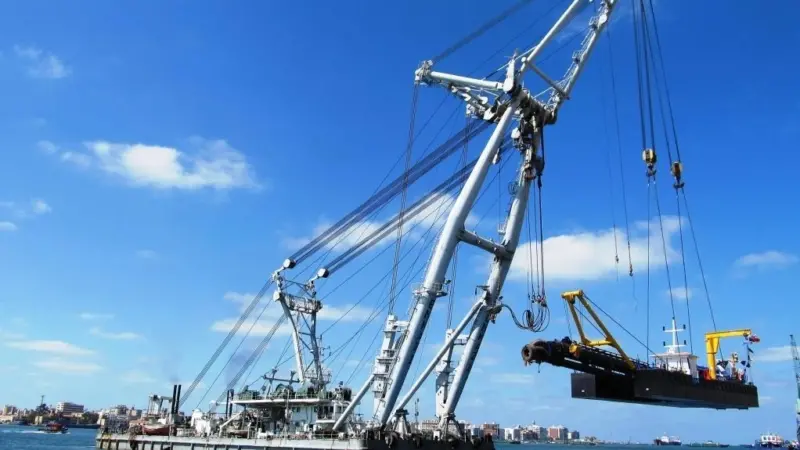 The launch of the Damen CSD500  ‘25 January’