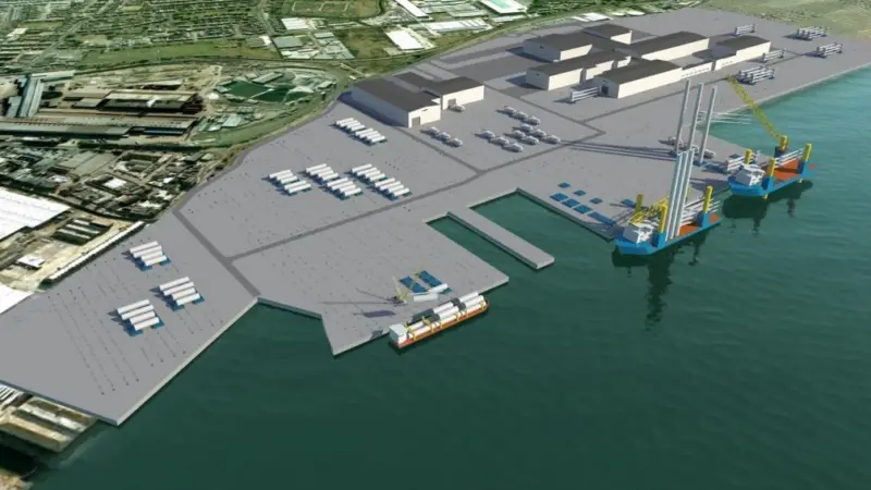 How the proposed turbine production facility at Sheernes would have looked
