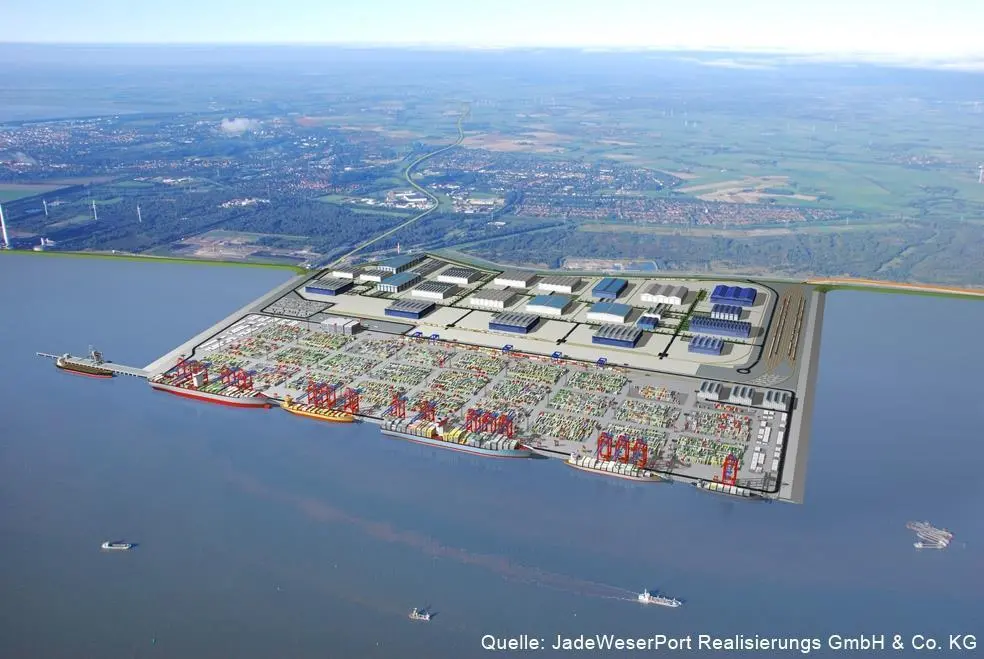 An artist’s impression of JadeWeserPort as originally conceived