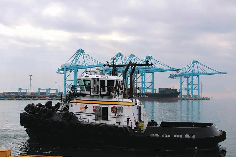 Two Cat 3512C HD engines are installed on the John Quigg