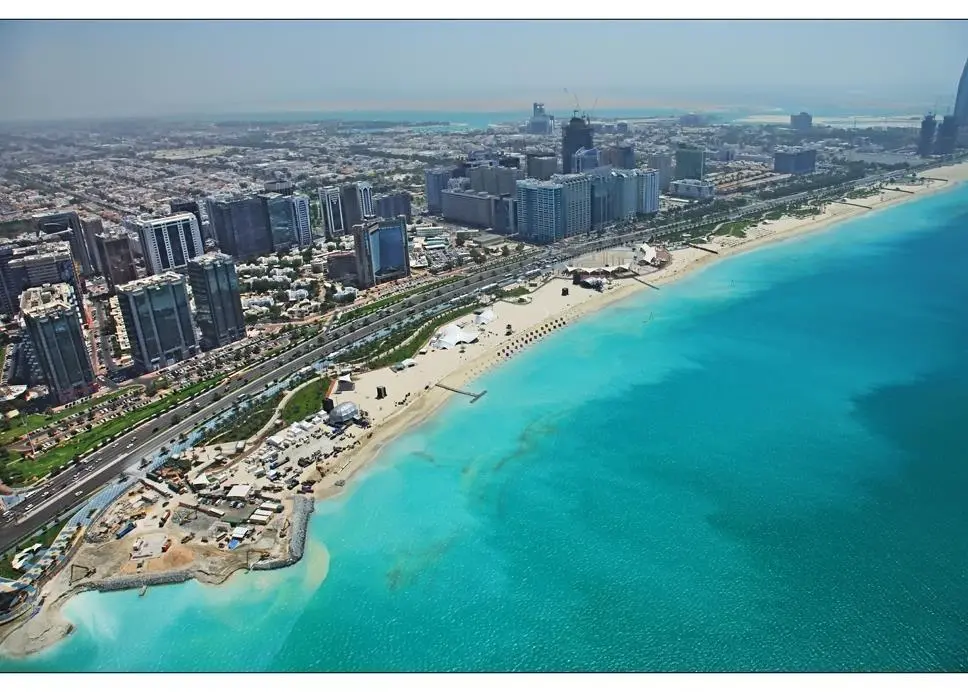 Nourishment of Abu Dhabi’s Corniche beach, one of the target locations for the CEDA Dredging Days 2012 technical visit, was completed in September 2011