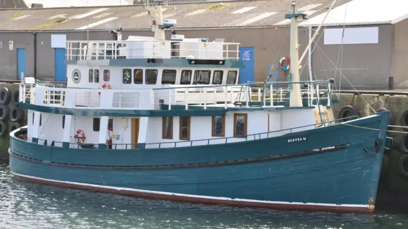 Scotia W is seen with its new upper deck