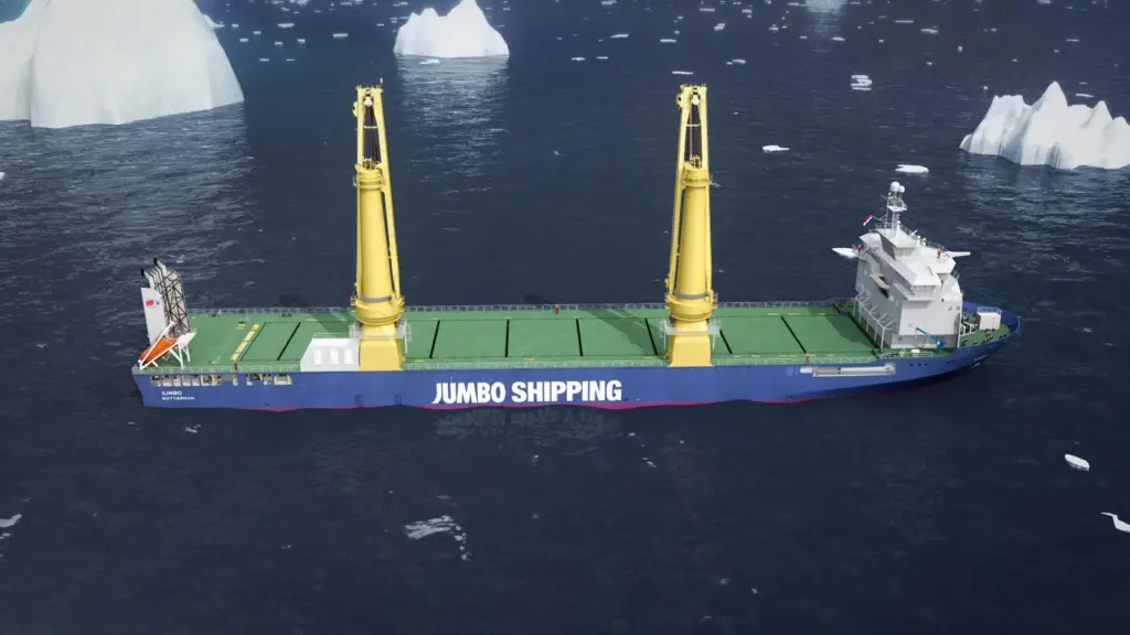 The new K-3000 heavy lift carrier for Jumbo Shipping. Image courtesy of Jumbo Shipping