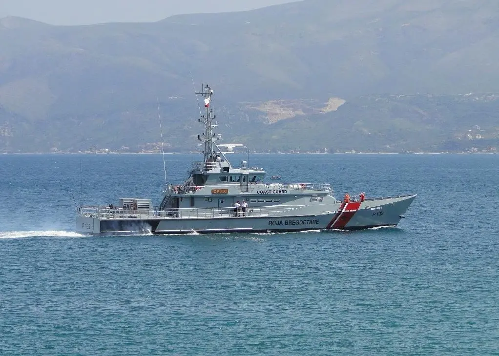 The Albanian Coastguard's new Damen Stan Patrol Vessel 4207, ‘Oriku’