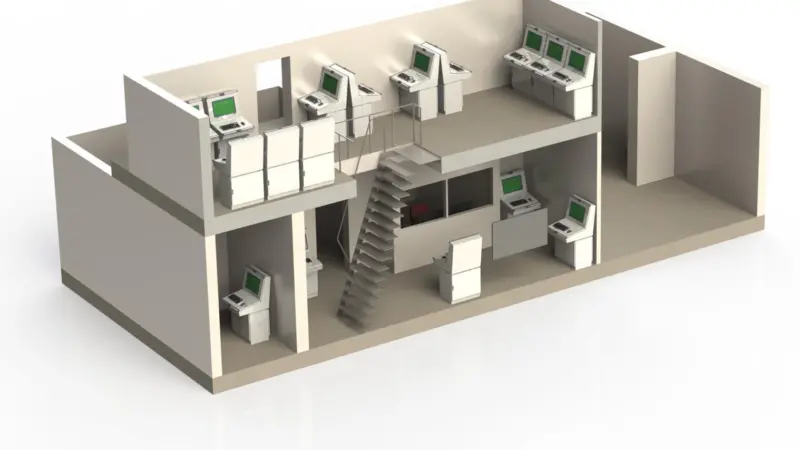 The upgraded engine room simulation facility at South Tyneside College