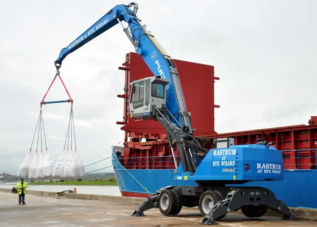 The new machine will lift eight 1 ton bulk bags at a time