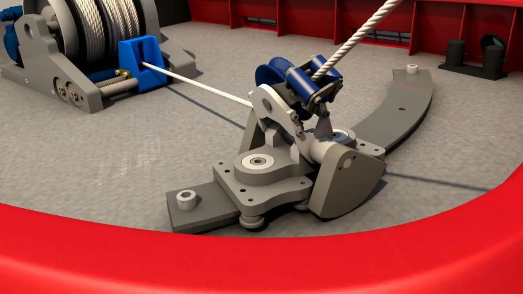The new Azmuthal Friction Free Towing Point will reduce wear on towlines