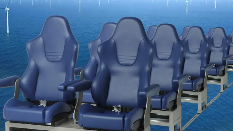 The Recaro Sun Marine passenger seats were launched at Seawork this year