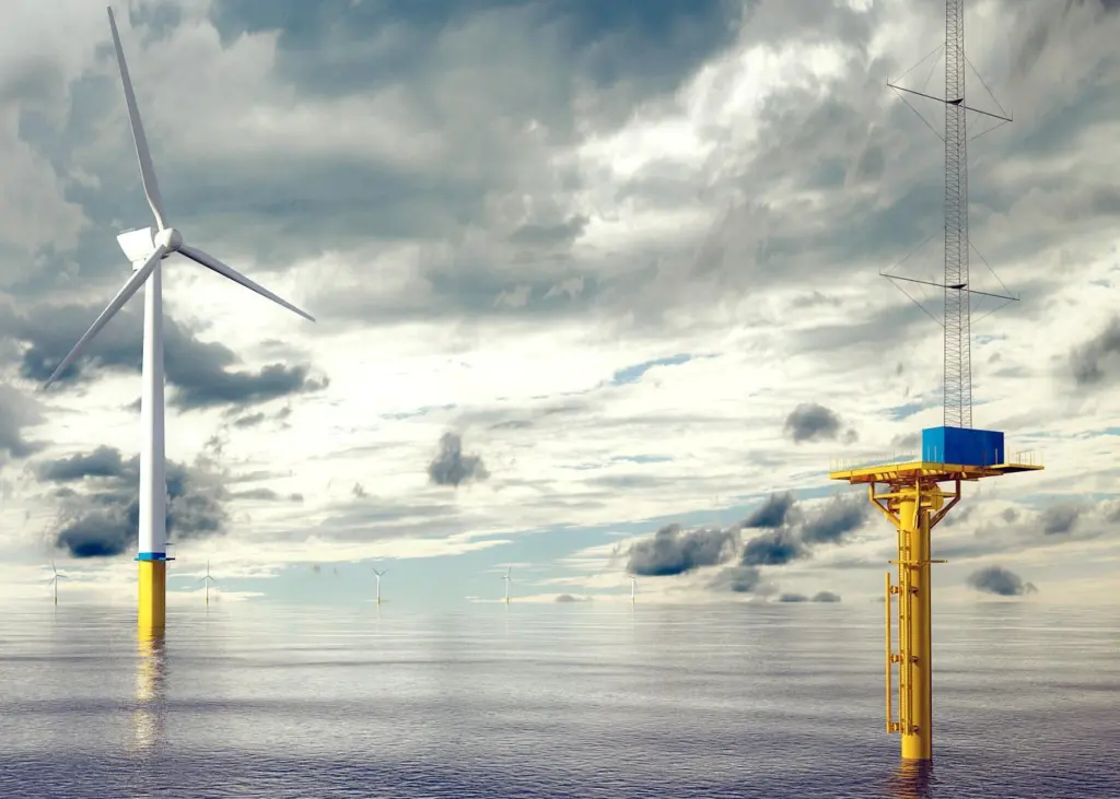 Narec’s new met mast will provide data for the Blyth Offshore Wind Demonstrator site. Photo: Narec