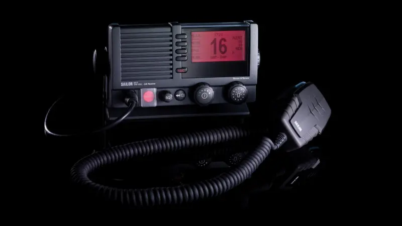 The SAILOR 6217 VHF DSC Class D AIS Receiver integrates a two channel parallel AIS Receiver
