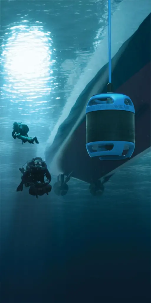 Cerberus serves to protect military vessels from underwater threats by alerting the operators to the presence of divers and other potential threats