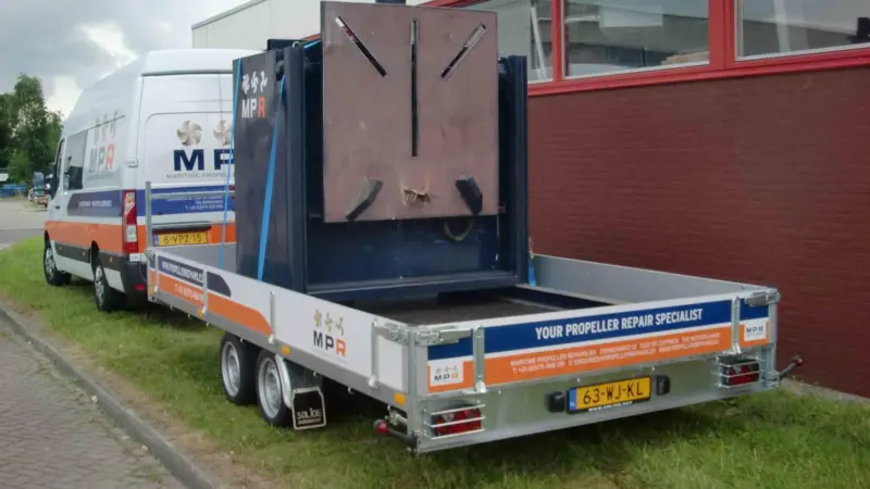 MPR’s new mobile propeller blade measurement and balancing equipment