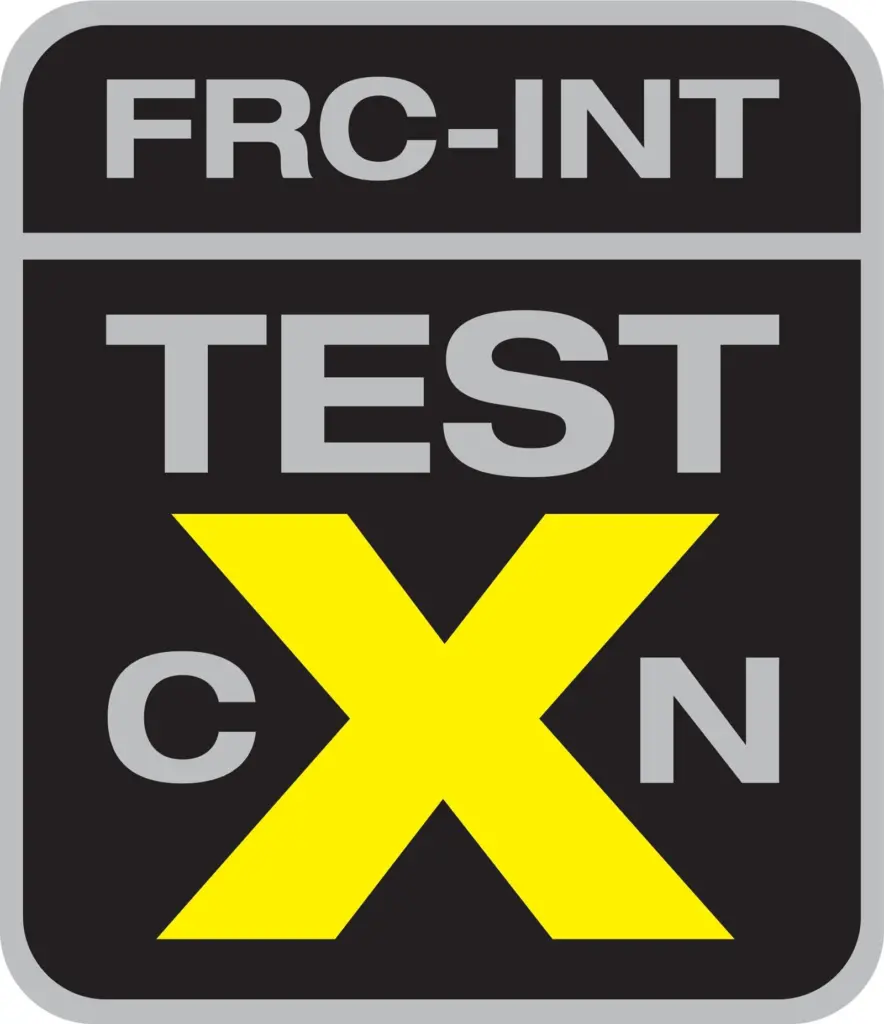 The badge awarded to course graduates. X is the test pilot designation in aviation
