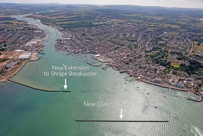The Cowes breakwater project needs public support Photo: Cowes Harbour Commission