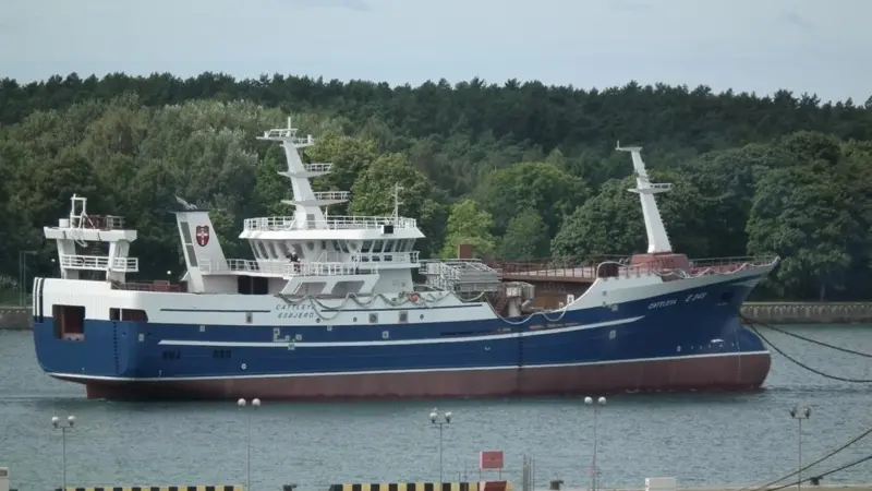 The trawler 'Cattleya'