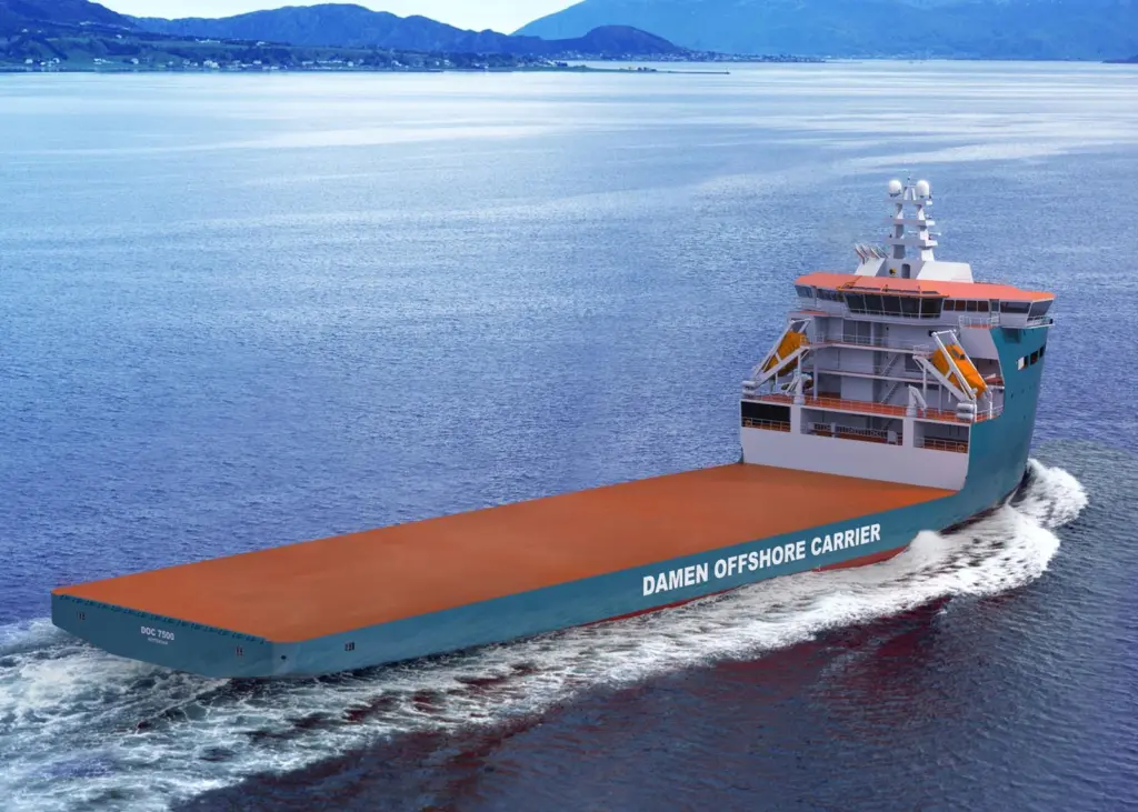 Damen's multifunctional Offshore Carrier (DOC) 7500