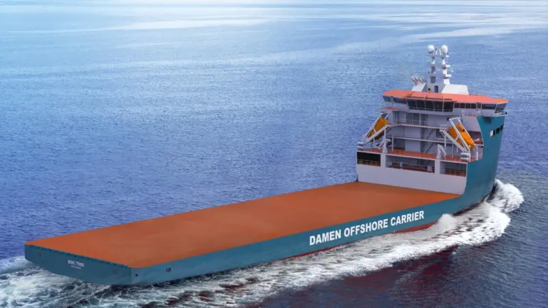 Damen's multifunctional Offshore Carrier (DOC) 7500
