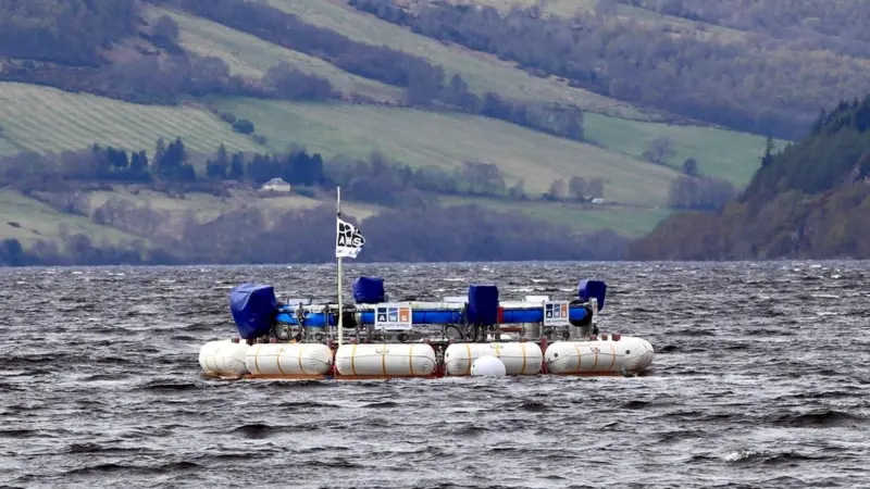 Scottish marine energy technology developer AWS Ocean Energy tests its new wave energy device in Loch Lomond. Photo: AWS Ocean Energy