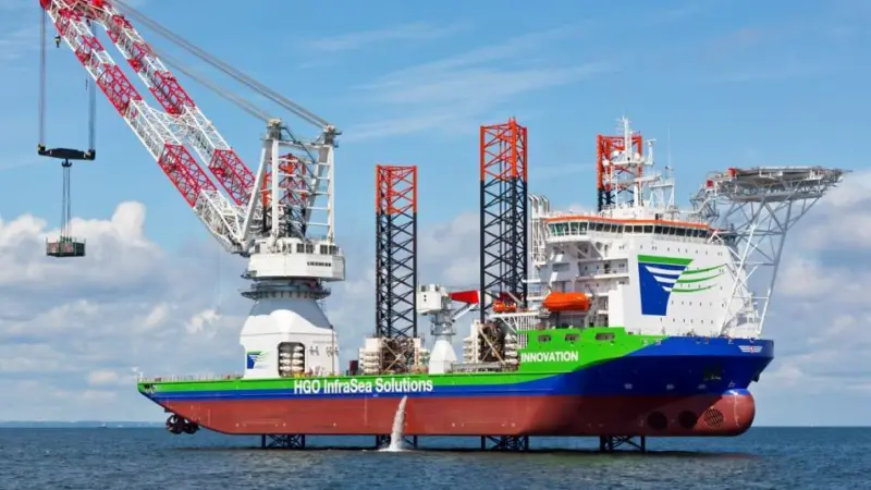 The 'Innovation', an innovative jack-up vessel