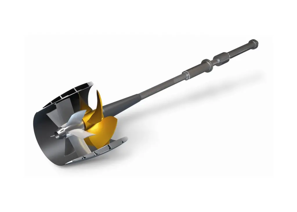 The driveline of the Voith Linear Jet