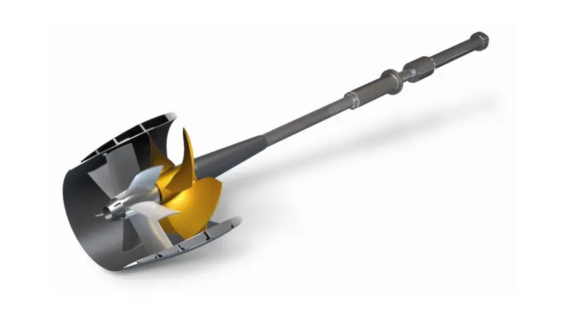 The driveline of the Voith Linear Jet