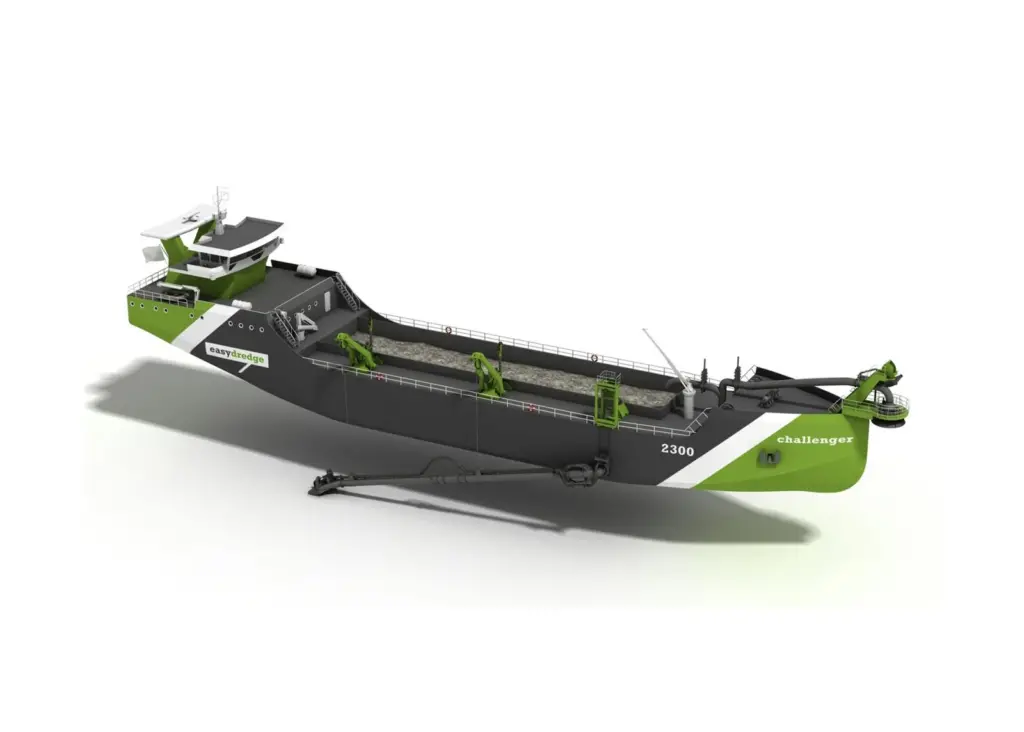 The Easydredge series bridges the gap between the existing line-up of IHC Beagle standard hopper dredgers and the standard IHC Beaver cutter suction dredgers