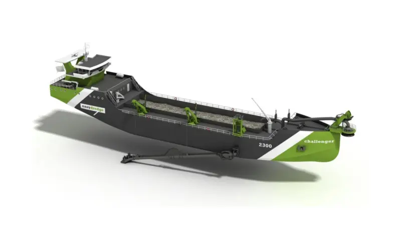 The Easydredge series bridges the gap between the existing line-up of IHC Beagle standard hopper dredgers and the standard IHC Beaver cutter suction dredgers
