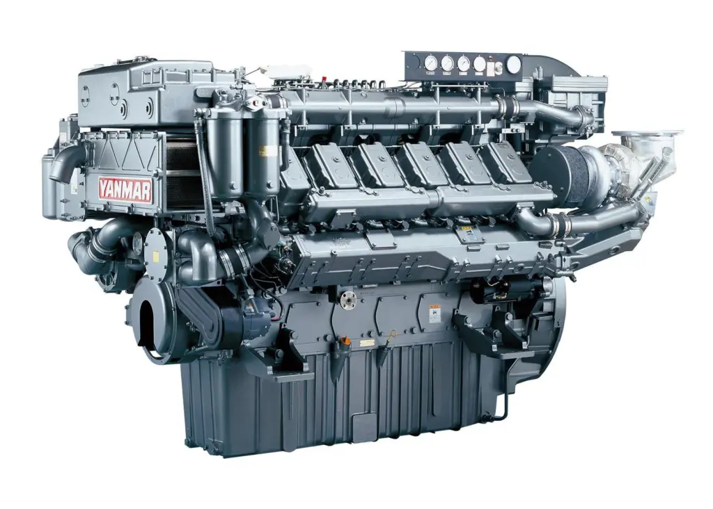 The Yanmar 12AY propulsion engine