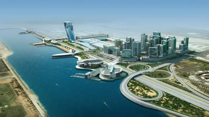 The city and the marine environment are closely entwined in Abu Dhabi
