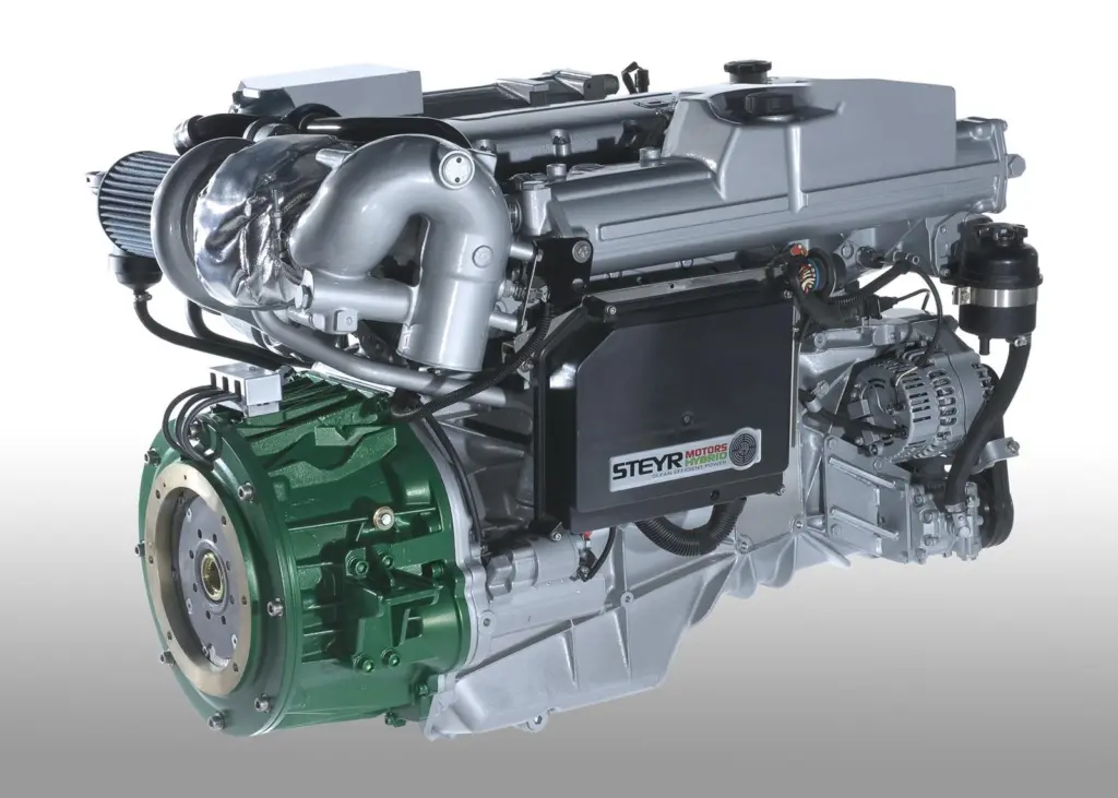 Steyr’s current parallel hybrid engine