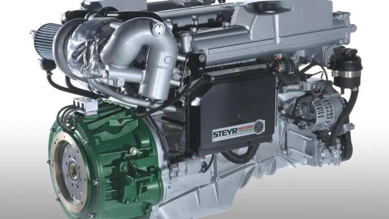 Steyr’s current parallel hybrid engine