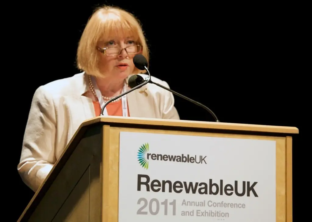 RenewableUK CEO Maria McCaffery addresses last year’s event