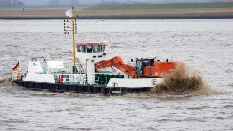 Midlumer Sand is now working with the Waterway and Shipping Authority (WSA) in Emden