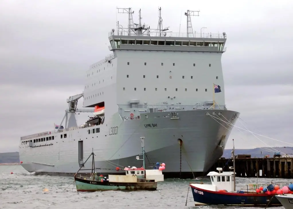 The RFA 'Lyme Bay' will be the venue for Seawork 2013 social events