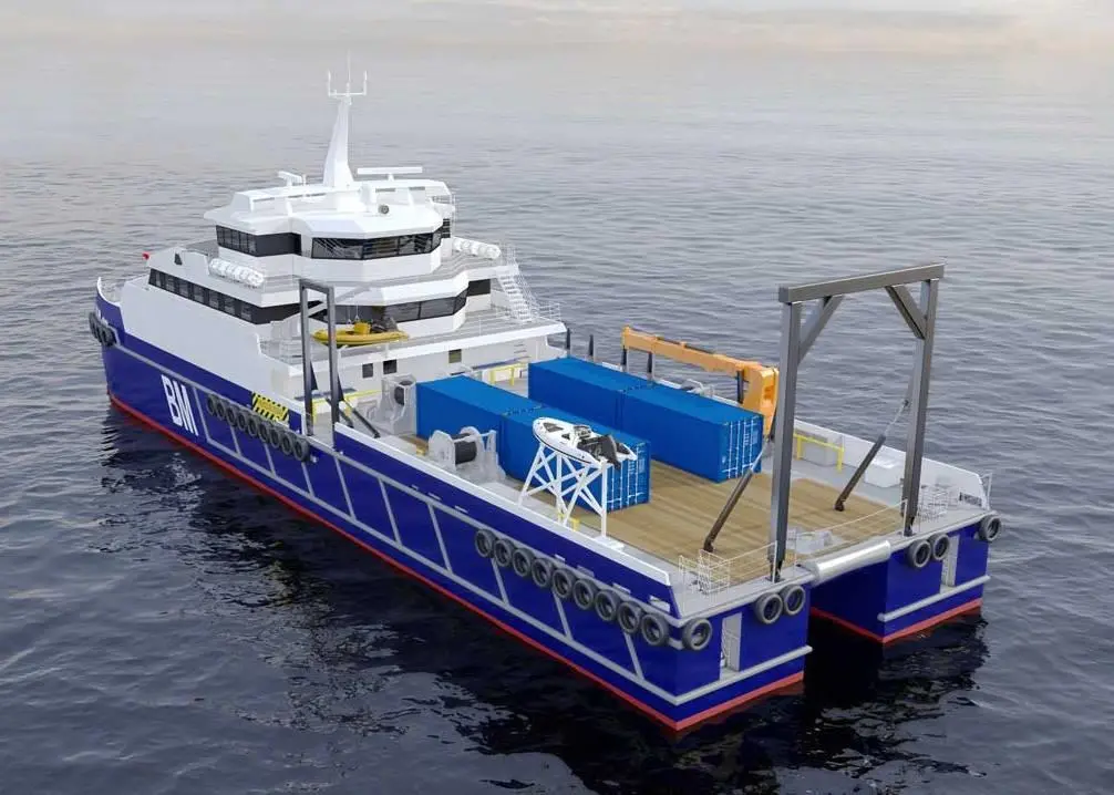The aft main deck’s 160m2 of cargo space is supplemented by a multitude of purpose-fitted deck equipment