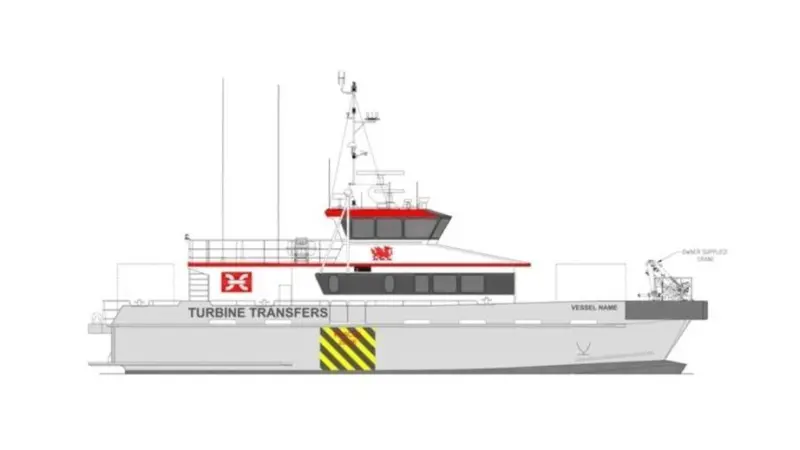 Austal’s 'Wind Express 27' wind farm support cat