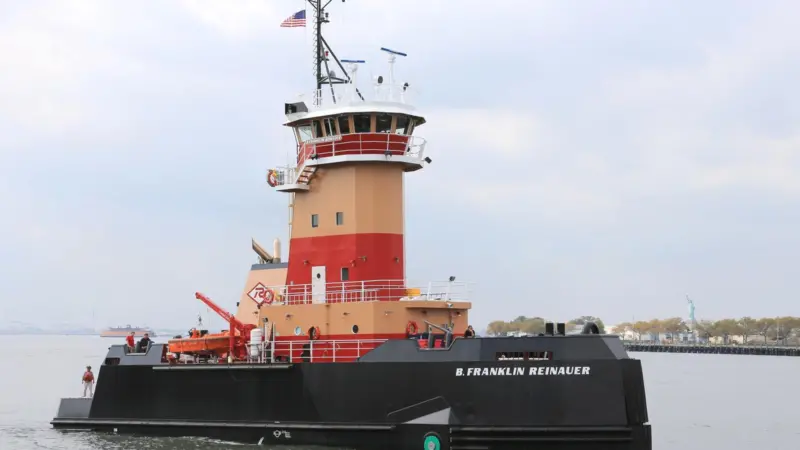 B Franklin Reinauer is a highly developed ‘Facet’ class ATB tug