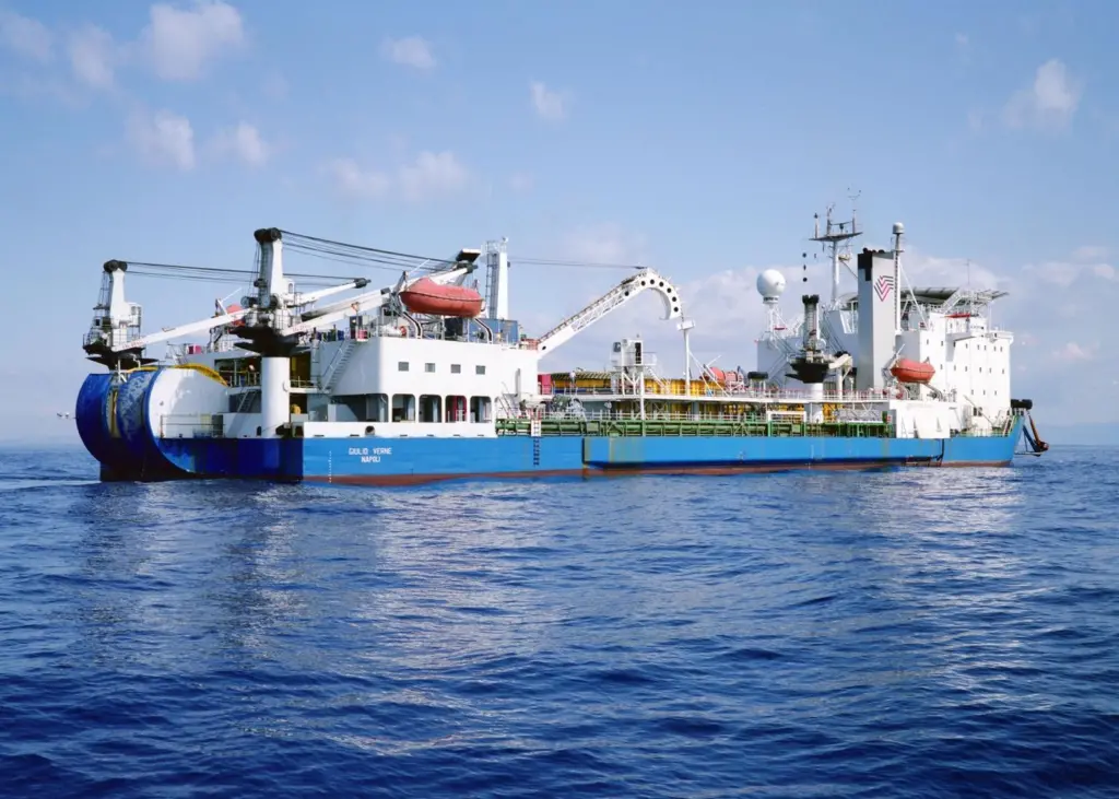 Prysmian Group’s Giulio Verne was built as a cable layer and flexible pipelayer