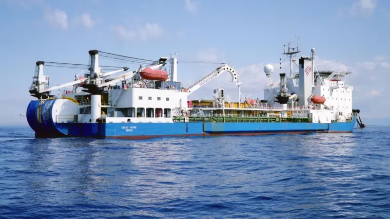 Prysmian Group’s Giulio Verne was built as a cable layer and flexible pipelayer