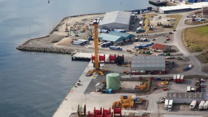 Tulloch Developments is constructing the 75m quay extension