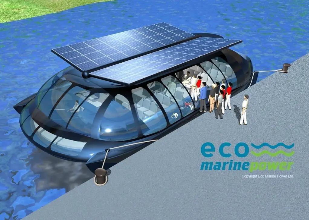 EMP’s Medaka eco-solar ferry design