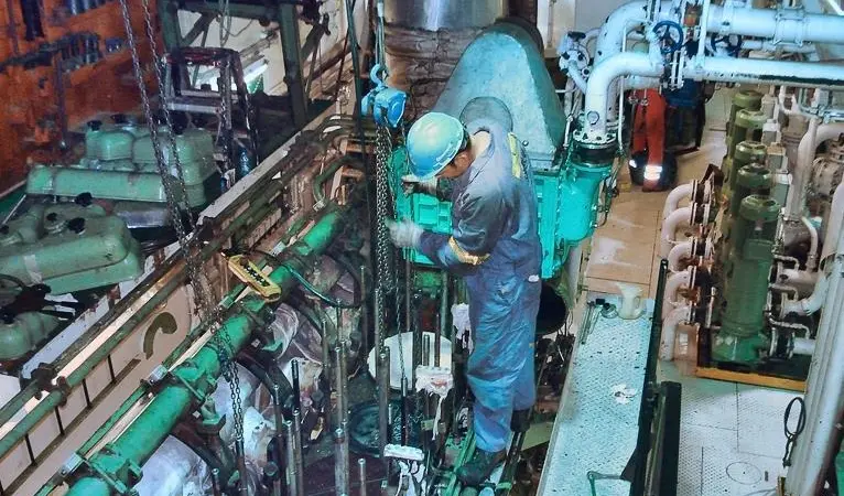 Goltens overhauled the three dredger engines in three weeks