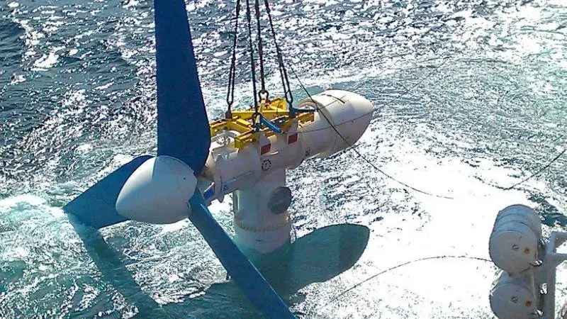 Deployment of AR1000 horizontal axis turbine at EMEC (Atlantis Resources Corporation)