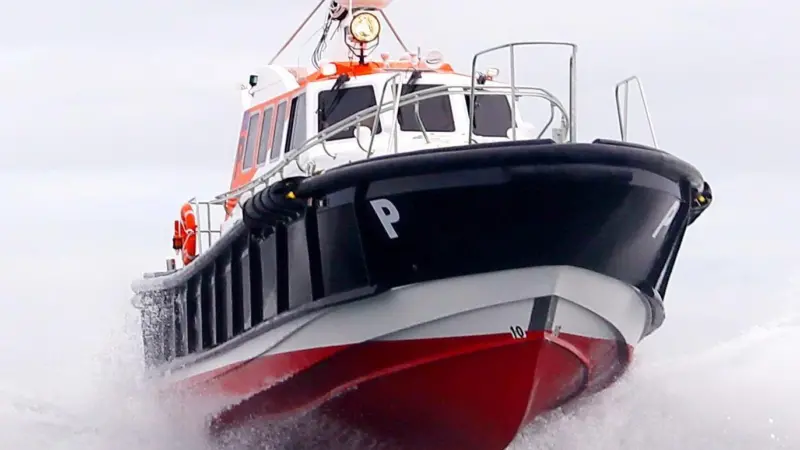 The Interceptor 48’s full keel provides excellent directional stability