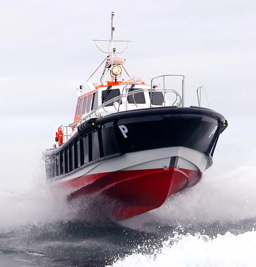 The Interceptor 48’s full keel provides excellent directional stability