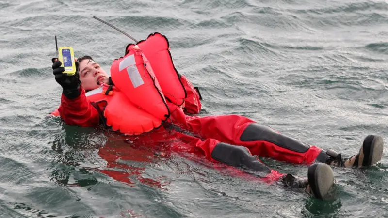 The new iPIRB system identifies the precise location of marine casualties