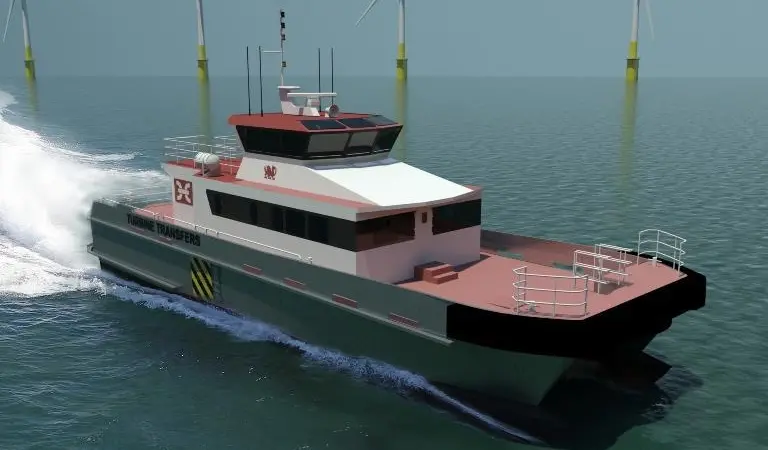 The new Wind Express 27 catamarans will be able to transport 12 personnel and 10 tonnes of equipment