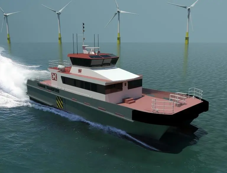 The new Wind Express 27 catamarans will be able to transport 12 personnel and 10 tonnes of equipment