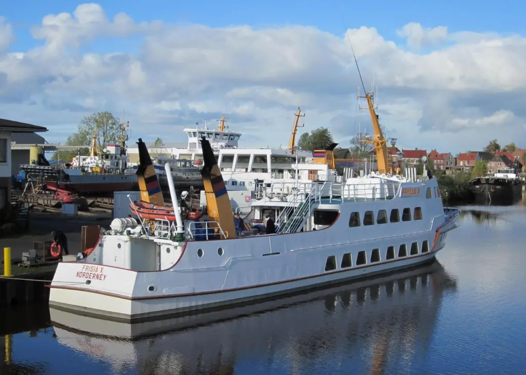 Germany’s Diedrich yard is carrying out major conversion works on the ferry Frisia X