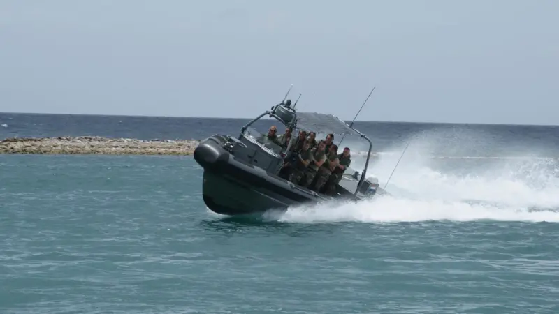 MST is planning to display a 12m Fast Raiding, Interception and Special Forces Craft